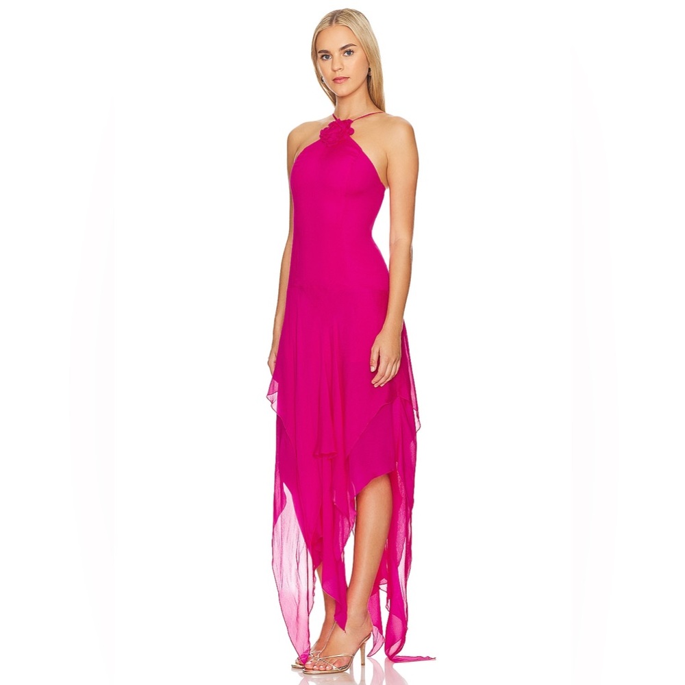 NWT REVOLVE LOVERS + FRIENDS SHELBY ASYMMETRIC DRESS - Picture 3 of 8